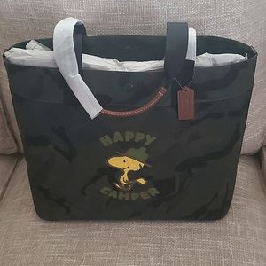 Coach x Peanuts Woodstock Happy Camper Tote Bag